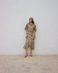 ANITA MIDI DRESS SILK CHIFFON EL FELINO