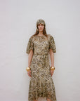 ANITA MIDI DRESS SILK CHIFFON EL FELINO
