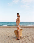 ARENA MINI DRESS SILK CHIFFON LA ROSA