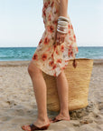 ARENA MINI DRESS SILK CHIFFON LA ROSA