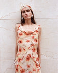 HEADSCARF SILK CHIFFON LA ROSA