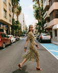 ANITA MIDI DRESS SILK CHIFFON EL FELINO