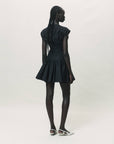 BESO MINI DRESS IN BLACK COTTON