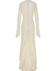 HERMOSA MAXI DRESS IN IVORY LACE - De La Vali