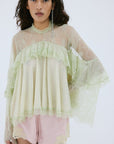 ELIA SHORTS IN PINK CREPE DE CHINE - De La Vali