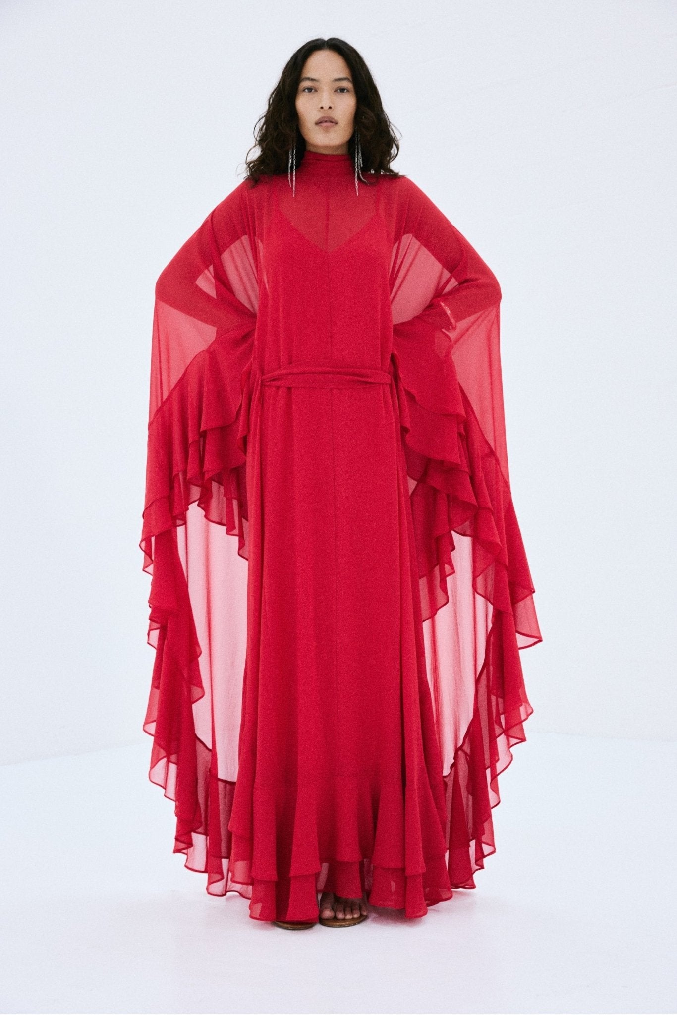 de la vali red dress Aqua Gown