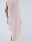 VETA MINI DRESS IN PINK CREPE DE CHINE - De La Vali