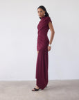 RAVENNA MINI DRESS IN EARTH SPANDEX JERSEY