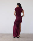 RAVENNA MINI DRESS IN EARTH SPANDEX JERSEY
