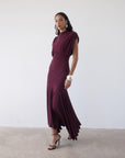 VASUDHA MIDI DRESS IN EARTH JERSEY