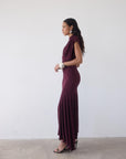 VASUDHA MIDI DRESS IN EARTH JERSEY