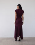 VASUDHA MIDI DRESS IN EARTH JERSEY