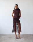 BENTU MINI DRESS IN CEDAR JERSEY