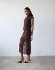 BENTU MINI DRESS IN CEDAR JERSEY