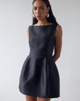 PAMPERO MINI DRESS IN BLACK TWILL
