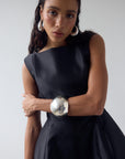 PAMPERO MINI DRESS IN BLACK TWILL
