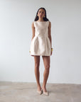 PAMPERO MINI DRESS IN CREAM TWILL - De La Vali