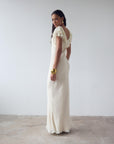 SUESTADO MAXI DRESS IN CREAM GEORGETTE - De La Vali