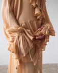 KONA MAXI DRESS IN SHELL GEORGETTE