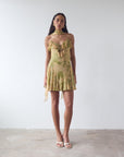 HARMATTAN MINI DRESS IN EL CEREZO GEORGETTE