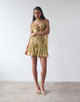 HARMATTAN MINI DRESS IN EL CEREZO GEORGETTE