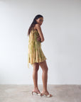 HARMATTAN MINI DRESS IN EL CEREZO GEORGETTE