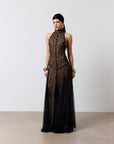 FOEHN MAXI DRESS IN BLACK LACE