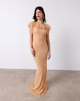 SUESTADO MAXI DRESS IN SHELL GEORGETTE