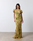 SUMATRA MAXI DRESS IN EL CEREZO GEORGETTE