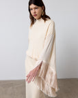 TRAMONTANA LONG DRESS IN CREAM JERSEY