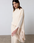 TRAMONTANA LONG DRESS IN CREAM JERSEY - De La Vali