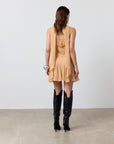 HARMATTAN MINI DRESS IN SHELL GEORGETTE
