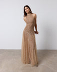 FOEHN MAXI DRESS IN SHELL LACE - De La Vali