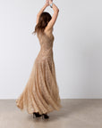 FOEHN MAXI DRESS IN SHELL LACE