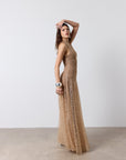 FOEHN MAXI DRESS IN SHELL LACE - De La Vali