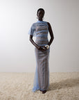 LUCHO MAXI DRESS IN SKY LACE