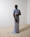 LUCHO MAXI DRESS IN SKY LACE