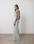SOLEIL CHIFFON MAXI DRESS IN SPRING BLOOM FLORAL