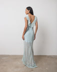 SOLEIL CHIFFON MAXI DRESS IN SPRING BLOOM FLORAL
