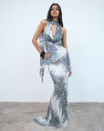 DIOSA TOP IN ZEBRA GEORGETTE - De La Vali