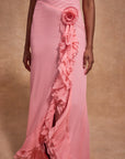 VIAJE MAXI DRESS IN BALLET SILK CHIFFON
