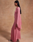 HAUSOS MAXI DRESS IN BALLET CHIFFON