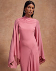 HAUSOS MAXI DRESS IN BALLET CHIFFON