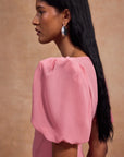 SABIA MAXI DRESS IN BALLET CHIFFON