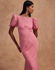 SABIA MAXI DRESS IN BALLET CHIFFON