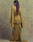 CALYPSO MAXI DRESS IN FENNEL CHIFFON