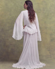 HELIA KIMONO IN WHITE LIGHTWEIGHT COTTON