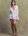 MAYA SHORTS IN WHITE LIGHTWEIGHT COTTON