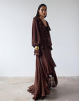 KONA MAXI DRESS IN CEDAR GEORGETTE