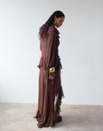 KONA MAXI DRESS IN CEDAR GEORGETTE